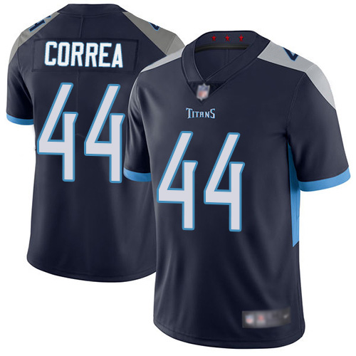 Tennessee Titans Limited Navy Blue Men Kamalei Correa Home Jersey NFL Football 44 Vapor Untouchable